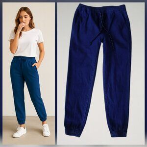 Tilly’s RSQ Women's Cotton Twill Jogger Pull On Track Pants with Pockets 28